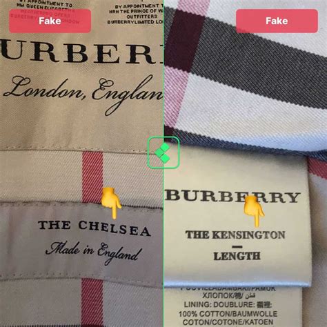 how to spot fake burberry necktie|burberry coats wash tag.